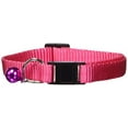 thumbnail image 2 of Guardian Gear ZA1000 08 35 Basic Nylon Cat Collar 8-12 In Flamingo Pink, 2 of 2