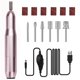 thumbnail image 1 of Taladro de uñas eléctrico portátil, máquina perforadora de uñas para uñas acrílicas y de gel, lijadora pulidora con bolígrafo de manicura USB, 1 of 5