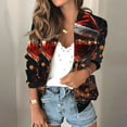 thumbnail image 1 of LOVZFMLL Vestes pour Femmes Chandail en Molleton Ample à Manches Longues avec Fermeture Éclair Veste de Baseball Tricotée Décontractée, 1 of 5