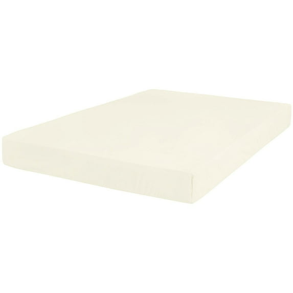 The Great American Store- 1800 Series 100% Authentic Microfiber Pack of 1 Fitted Sheet / Bottom Sheet 10 Inch Deep Pocket (Solid Ivory, Expanded Queen) - ALL ROUND ELASTIC FOR PERFECT FIT