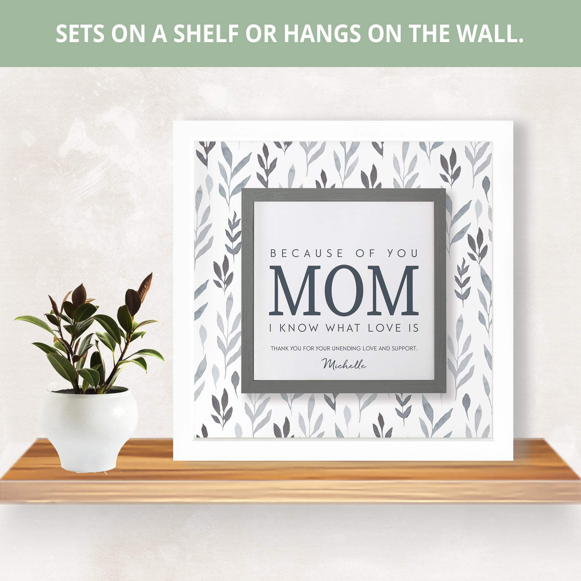 Mother's Day Birthday Personalized Print or Framed Print | Mom You Are Love