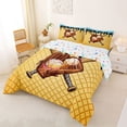 thumbnail image 2 of Erosebridal Ice Cream Drip Queen Comforter Set,Kids Baseball Ball Sport Bedding Comforter Set For Boys,Reversible,3-Piece, 2 of 7