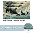 thumbnail image 2 of Whale Polyester Non-Slip Indoor Mat Door Rugs Game Mat - Machine Washable, 2 of 6