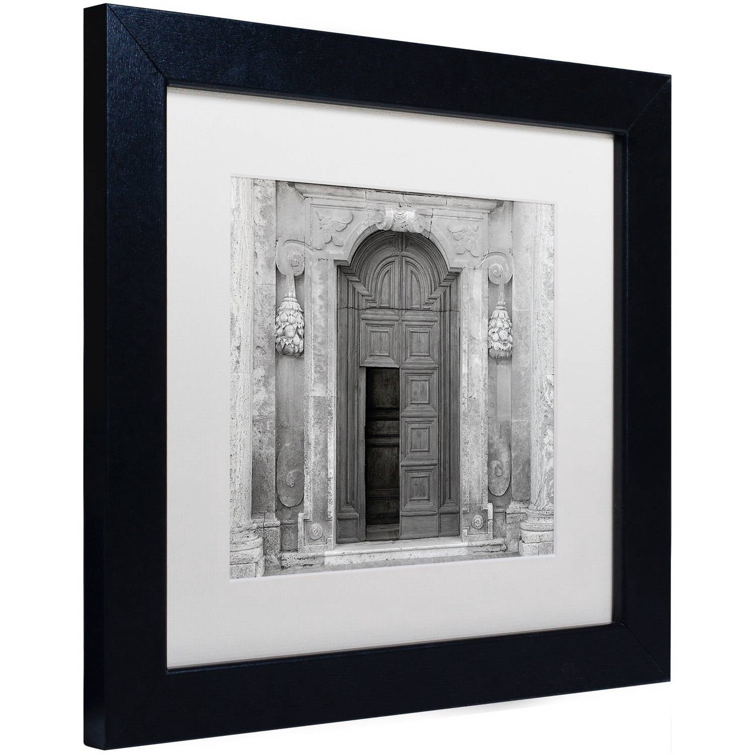 Trademark Fine Art "Tuscany VII" Canvas Art by Alan Blaustein, White Matte, Black Frame