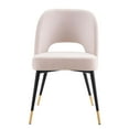 thumbnail image 5 of Modway Rouse Performance Velvet Dining Side Chair in Pink, 5 of 8