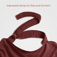 thumbnail image 4 of Comfy Cubs Muslin Nursing Cover with Adjustable Neck Strap - Pack of 1, Wine, 4 of 7
