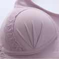 thumbnail image 3 of NECHOLOGY Warner Bras For Women Women's Lace Bra Underwire Balconette Unlined Demi Sheer Plus Size Grey 46, 3 of 5