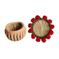 thumbnail image 3 of Kit de crochet para principiantes Decoración de la montaña de flores de crochet Decoración del hogar Completo Floral Coaster para la oficina en, 3 of 8