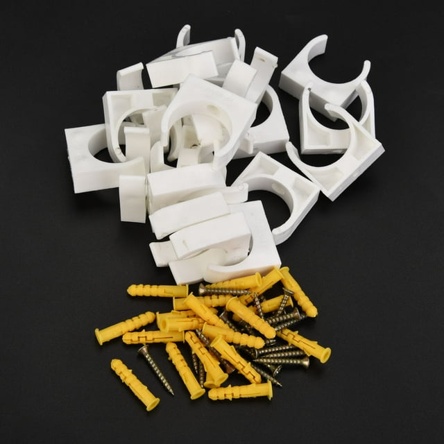 Pipe Clamp Rack Water Pipe Clamp, PVC Pipe Clamp, Pipe Clamp Set Plastic Pipe Clamp Cable Pipe For Water Pipe