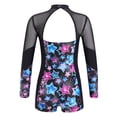 thumbnail image 4 of MSemis Kids Girls One Piece Sparkling Long Sleeve Leotards, 4 of 4