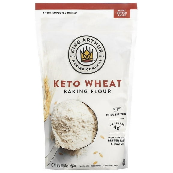 King Arthur Flour Keto Wheat Flour Blend 16 oz Pack of 2