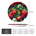 thumbnail image 2 of Disketp Strawberry2 Ceramic Plate Dinner Plates Bone China Decorative Plates Art Ceramic Ornaments for Wall Hanging Decoration -8in, 2 of 6