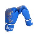 thumbnail image 4 of Flame Champion Guantes Sanda para niños Guantes de Boxeo de Entrenamiento Guantes de Boxeo Engrosados con Medio Dedo Completo, 4 of 4