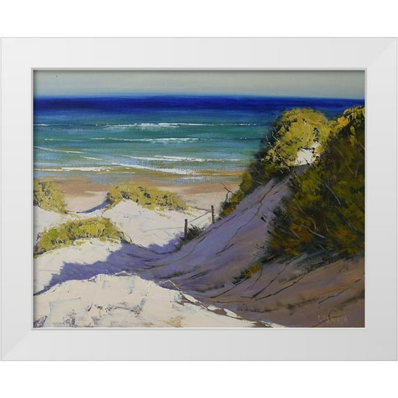 Gercken, Graham 14x12 White Modern Wood Framed Museum Art Print Titled - Dune Shadows