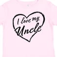 thumbnail image 4 of Inktastic I Love My Uncle in Black Chalk Heart Boys or Girls Toddler T-Shirt, 4 of 5