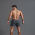 thumbnail image 5 of LYMAYTER Sweat Shorts for Men Casual Stripes Sweat Cotton Jogger Workout Summer Shorts with Pockets S-4XL, 5 of 7