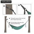 thumbnail image 5 of 2pcs 2M Super Fort Hamac Sangle Extérieur Camping Hamac Jardin Balançoire Sangles Corde Haute Résistance Sangle Portante Corde, 5 of 5