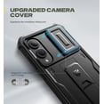 thumbnail image 4 of Dexnor for Samsung Galaxy S25 Edge Case with Upgraded Slide Camera Cover & 2 Front Frames & Built-in Screen Protector & Kickstand, Heavy-Duty Shockproof Rugged Case Full-Body Bumper Cover, Black, 4 of 8