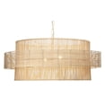thumbnail image 5 of Jamie Young Co Concentric Coastal Handcrafted Rattan Pendant in Natural, 5 of 8