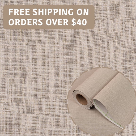 Fabric Texture PVC Fabric textile base Peel and Stick Wallpaper Self Adhesive Linen Look Wall cover Waterproof Washable Removable Vinyl Roll for Living Room Bedroom Accent Wall DIY Wallpaper self-adh