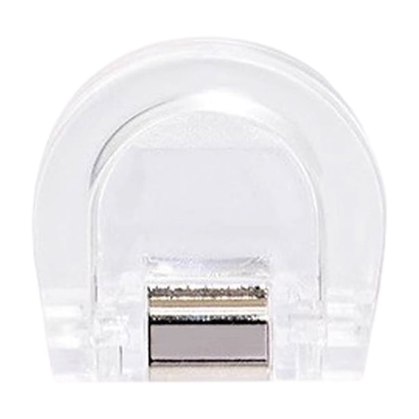 Clips transparentes para carpetas, clips largos para documentos, pinzas para papelería, clips organizadores de recibos, clips selladores para bolsas de refrigerio