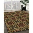 thumbnail image 3 of Ahgly Company Machine Washable Indoor Round Transitional Light Brown Area Rugs, 5' Round, 3 of 7