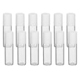 thumbnail image 1 of Glass Roll on Bottles Refillable Roller Bottles Storage Holder Traveling Transparent Lightweight 12Pcs, 1 of 3