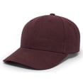 thumbnail image 2 of Pacific Headwear Hemp Dad Cap P204 Maroon Os, 2 of 2