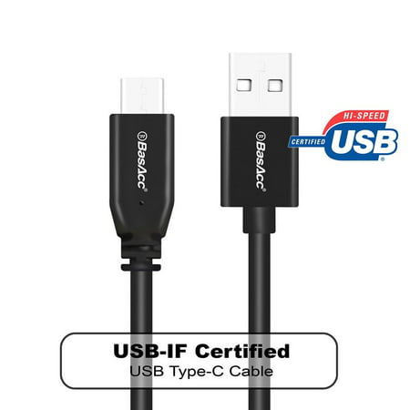 USB Type C Cable Charger by BasAcc USB to Type C Cable Cord 3' 3 ft Data Sync Charger Cable Charging Cord For iPad pro 12.9