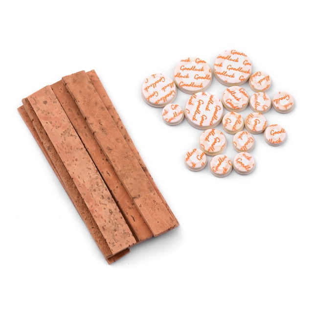 Clarinette Col en Liège et Ensemble de 10 Coussinets pour Clarinette Col en Liège 17 Pcs pour Bb Clarinette