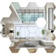 thumbnail image 1 of de 24 espejos acrílicos de pared, azulejos de espejo, autoadhesivos, espejo adhesivo DIY, espejo para pegar, espejo hexagonal, autoadhesivo para sala de estar,, 1 of 7