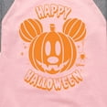 thumbnail image 3 of Mickey & Friends - Mickey Pumpkin Logo - Toddler And Youth Girls Raglan Graphic T-Shirt, 3 of 5