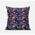 thumbnail image 5 of Roses Sprayed Stars Suede Zippered Pillow W Insert in Red Blue Gold 20 x 20, 5 of 6