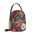 thumbnail image 2 of DIXRUYEE Cross Body Shoulder Handbags Bags Fashion Vibrant Floral Fiesta Pattern, 2 of 7