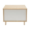 thumbnail image 6 of Cat House, Floorstanding Cat Bed Indoor, Modern TV-Shaped Cat Shelter 19.7*11.4*15.7in(Walnut, White), 6 of 23