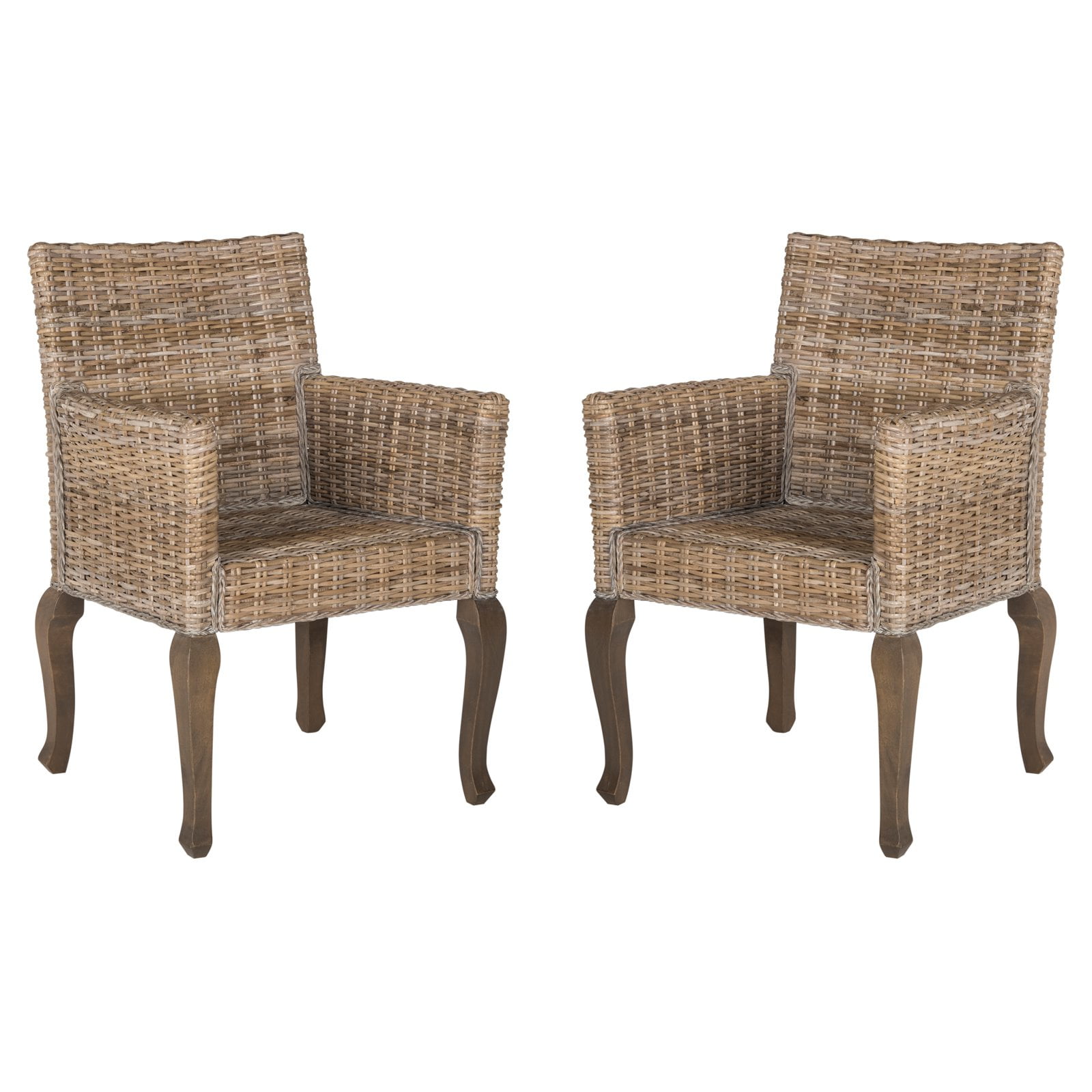 Safavieh Armando Wicker Dining Chair, Multiple Colors, Set of 2
