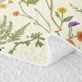 thumbnail image 5 of Erosebridal Wild Flower Print Quilt Full,Multicolor Wildflower Full Bedspread Sets For Girls,3-Piece, 5 of 7
