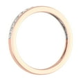 thumbnail image 2 of 1/4 Carat Channel Set Round Diamond Wedding Band Ring in 14K Rose Gold (Ring Size 6.25) (I1-I2 Clarity), 2 of 4