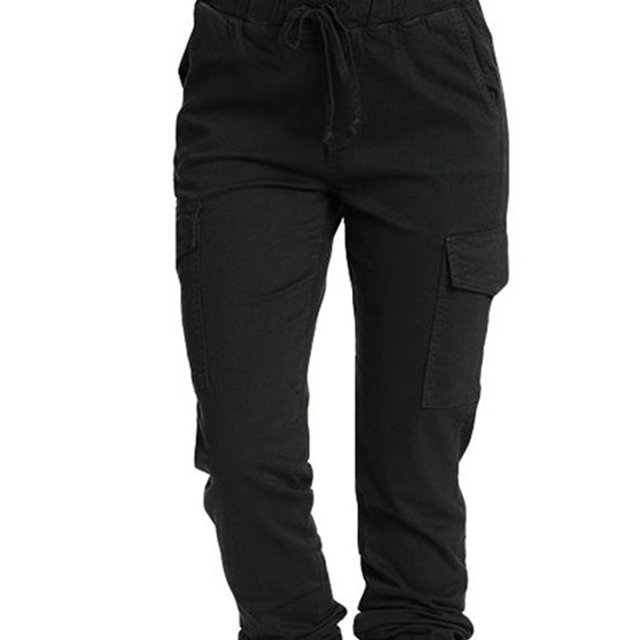 Pantalones de trabajo para mujer, pantalones cargo casuales para mujer, pantalones deportivos con cintura elástica para mujer, pantalones cargo para mujer creados magistralmente