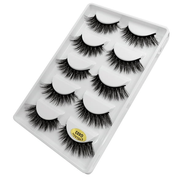 Pestañ visón 3D, pestañas postizas s, pestañ estilo 03 Zulema Pestaña falsa falsa