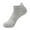 Gray, variant on PULLIMORE 3 PairsMens Ankle Sports Socks Breathable Cotton Cushion Low Cut Sock for Athletic Running (3 Colors)
