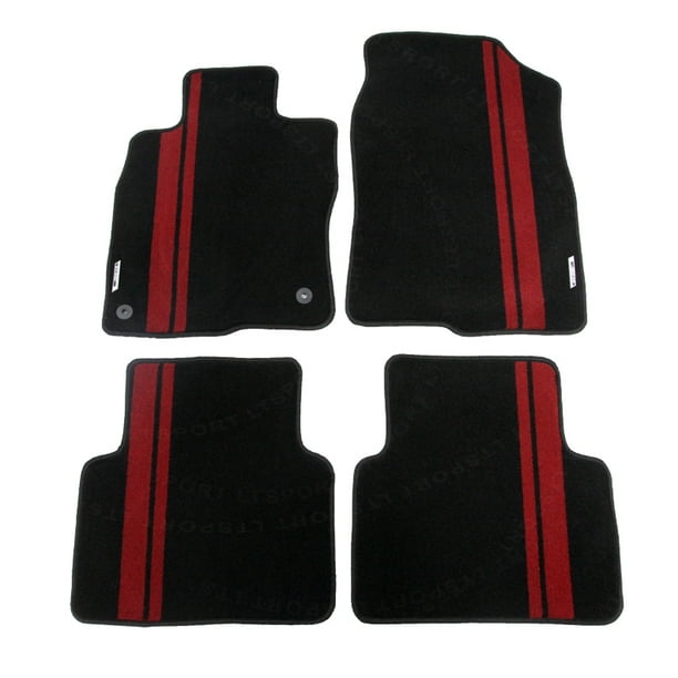 Custom Fit 16UP Honda Civic 4 Door 50oz Red Stripe Floor Mat Carpet
