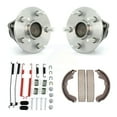 thumbnail image 1 of Transit Auto Kit de Frein à Tambour Arrière Chaussure et Matériel et Roulement de Moyeu de Roue pour Voiture 2003-2008 Toyota Matrix Pontiac Vibe FWD avec 4 Roues ABS - Côté Gauche Droit (Conducteur Passager) K7D-100854, 1 of 11