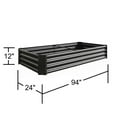 thumbnail image 2 of Relyard 8x2 Galvanized Steel Raised Garden Bed Planter Box, 2 of 5