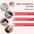 thumbnail image 2 of Reusable Carpet Grippers,Non Slip Rug Pads Grippers for Hardwood Floors and Tiles, Washable,Strong Adhesive Grippers for Area Rugs, Keep Corners Flat, Non-Damaging for Floor Inkiness (4), 2 of 4