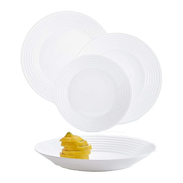 Juego De 4 Platos Hondos De Opal Carine Harena Luminarc Harena Walmart en linea