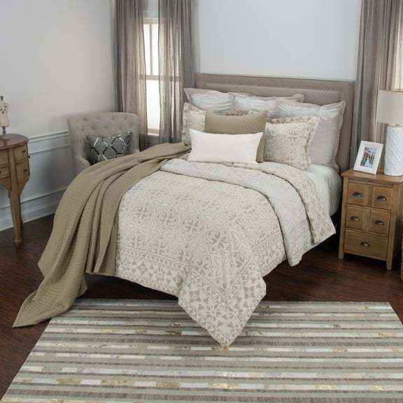 Rizzy Home Donny Osmond Sacred Emotion 3-Piece Cotton Duvet Set Queen