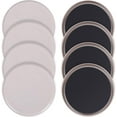 thumbnail image 1 of Paquete de 8 deslizadores reutilizables Para muebles MACHAO 5 pulgadas redondos beige, 1 of 1