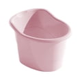 thumbnail image 2 of Cubo de baño para bebé, bañera para niños, portátil, cómoda, vertical, para sentarse y remojarse, cubo para baby shower para niños, regalos para bebés Rosa, 2 of 8
