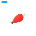 thumbnail image 3 of Uxcell Fishing Bobbers Floats 2.4 Inch, Pear Shape EVA Spring Foam Floats Weighted Bobbers, Red 10Pcs, 3 of 6